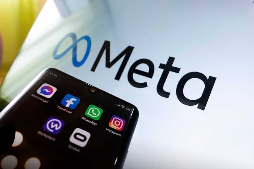 Meta Platforms Inc logo with apps by-Melnikov Dmitriy via Shutterstock